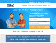 Tablet Screenshot of majorleaguetrading.com